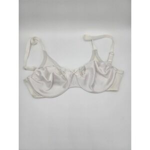 Vintage Lily Of France Lace Underwire Bra White Size 36B #5505